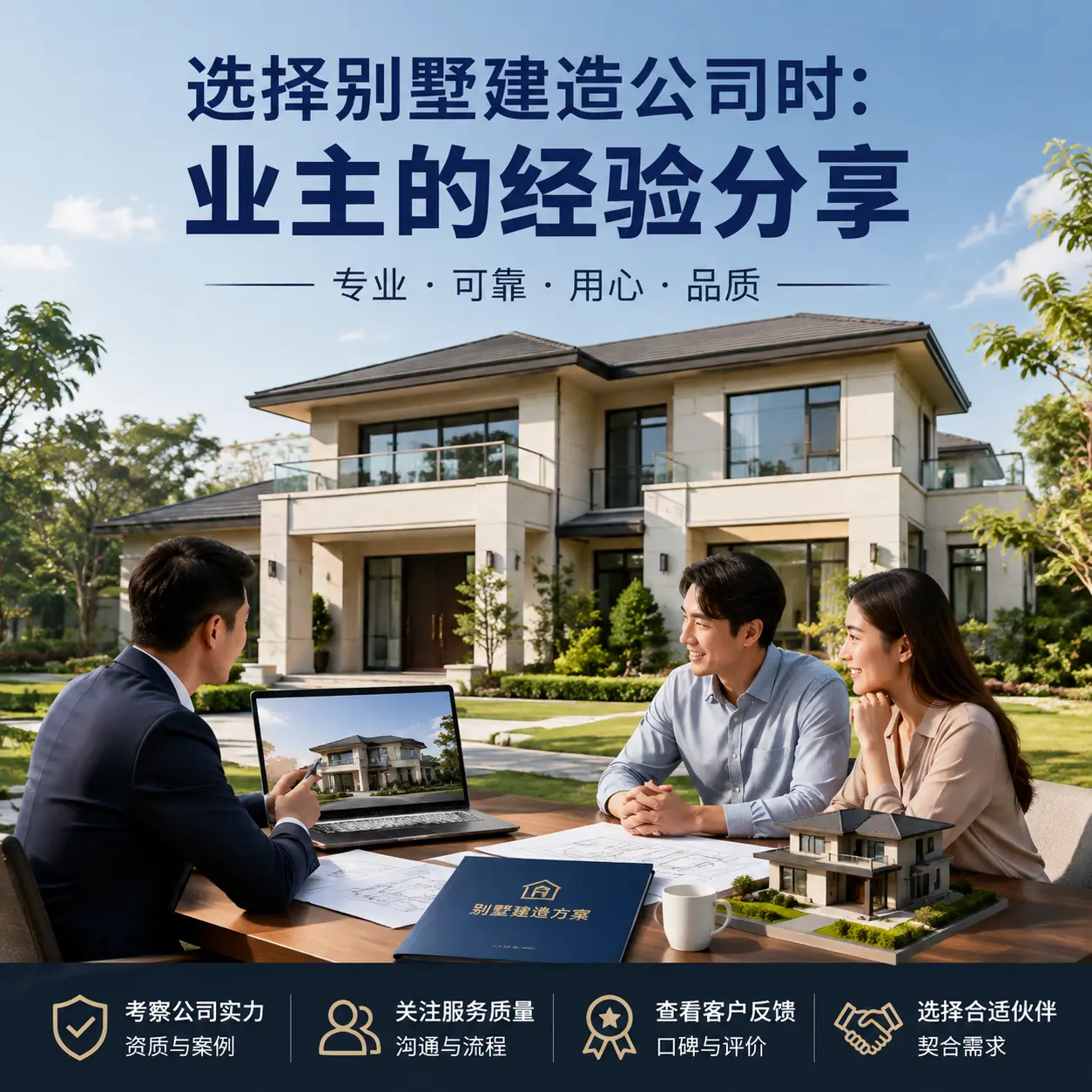 选择别墅建造公司时: 普安 业主的经验分享
