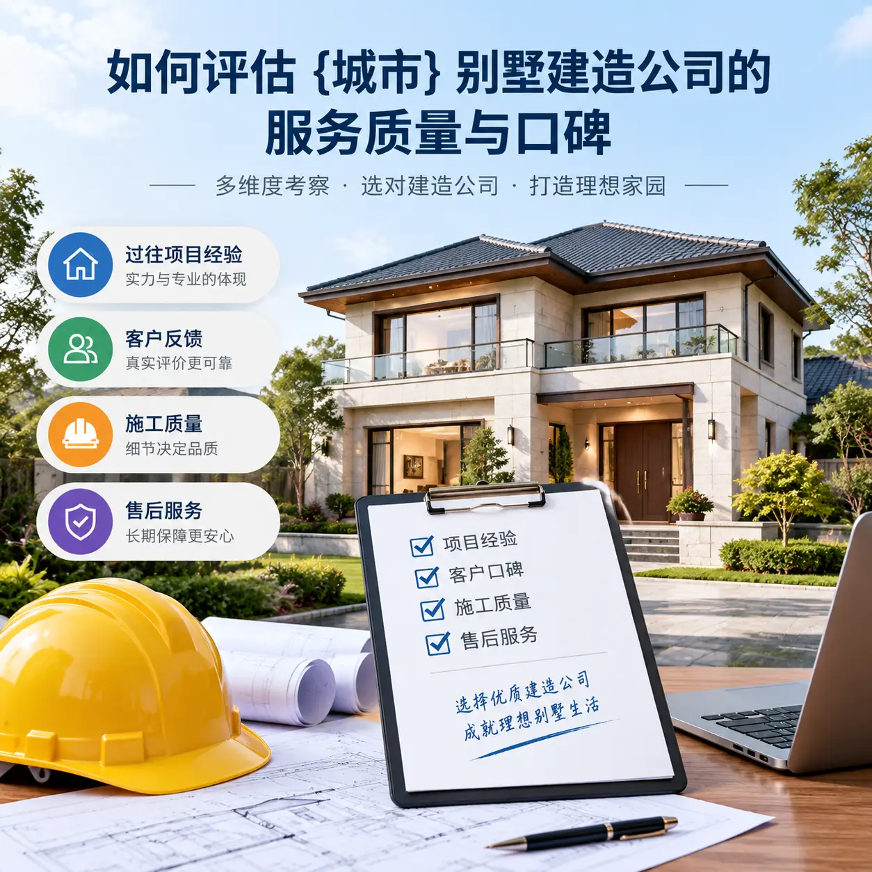 如何评估 普安 别墅建造公司的服务质量与口碑