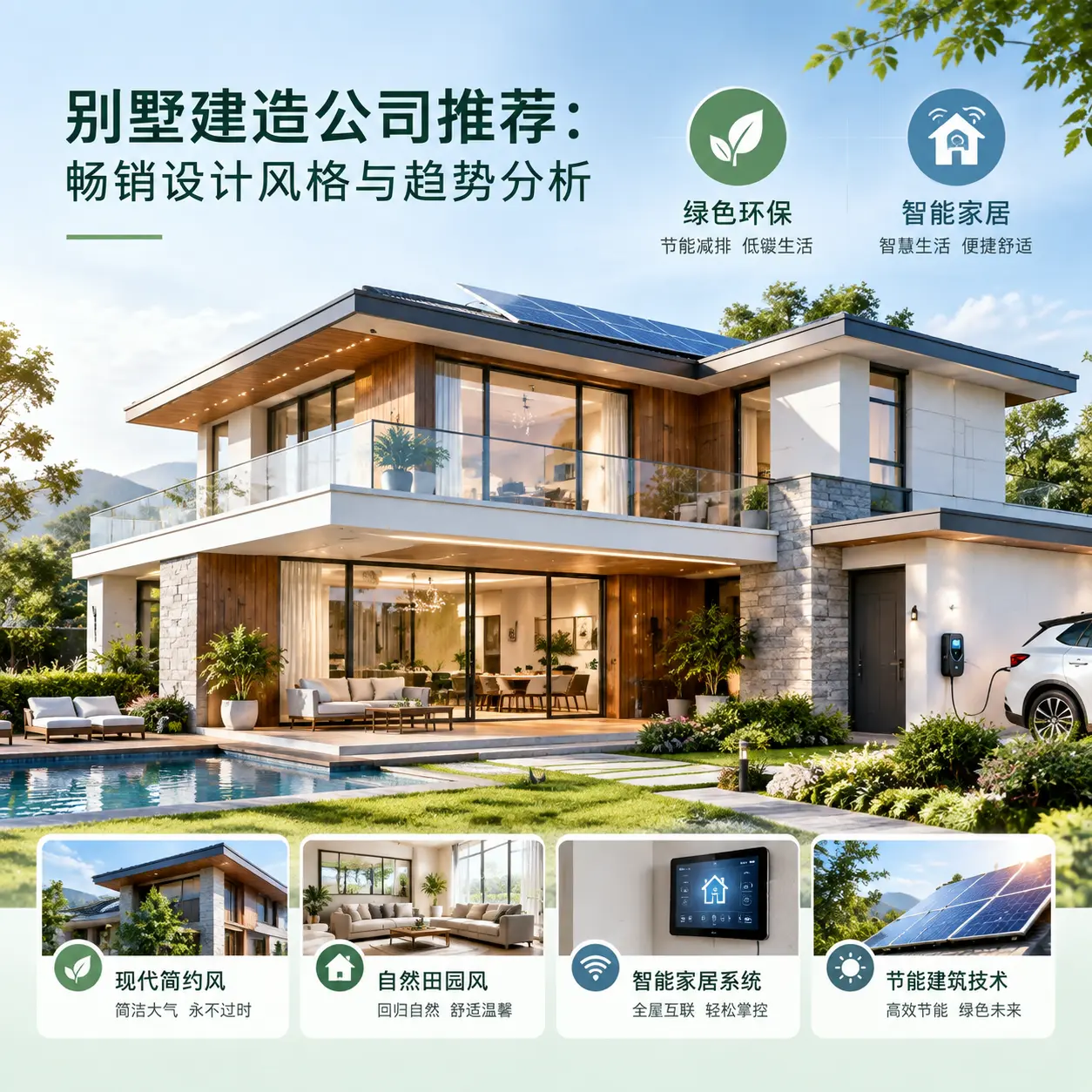 别墅建造公司推荐: 普安 畅销设计风格与趋势分析