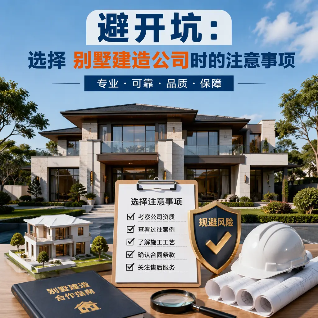 避开坑：选择 普安 别墅建造公司时的注意事项