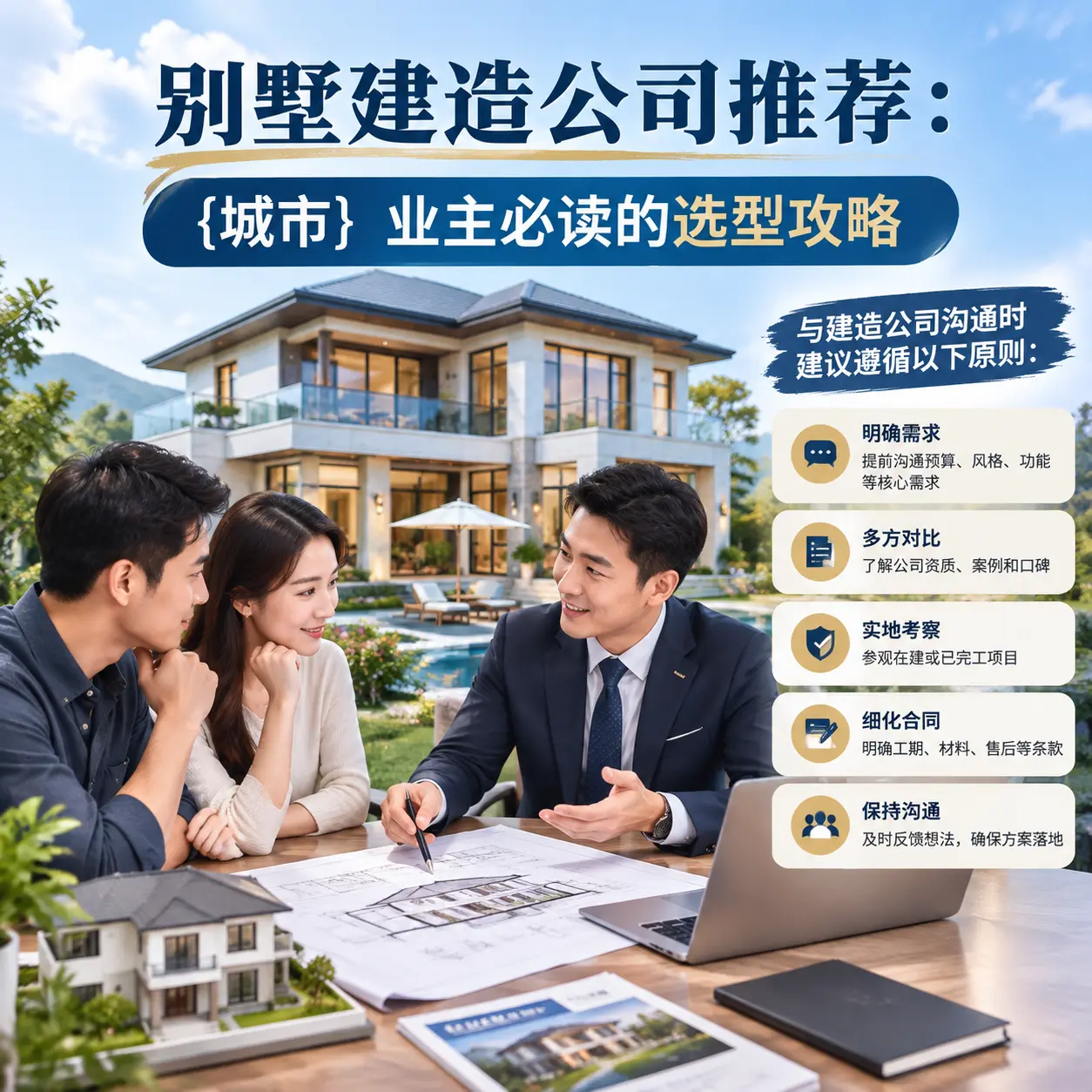 别墅建造公司推荐: 普安 业主必读的选型攻略