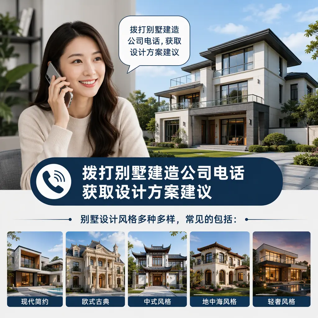 拨打普安别墅建造公司电话,获取设计方案建议