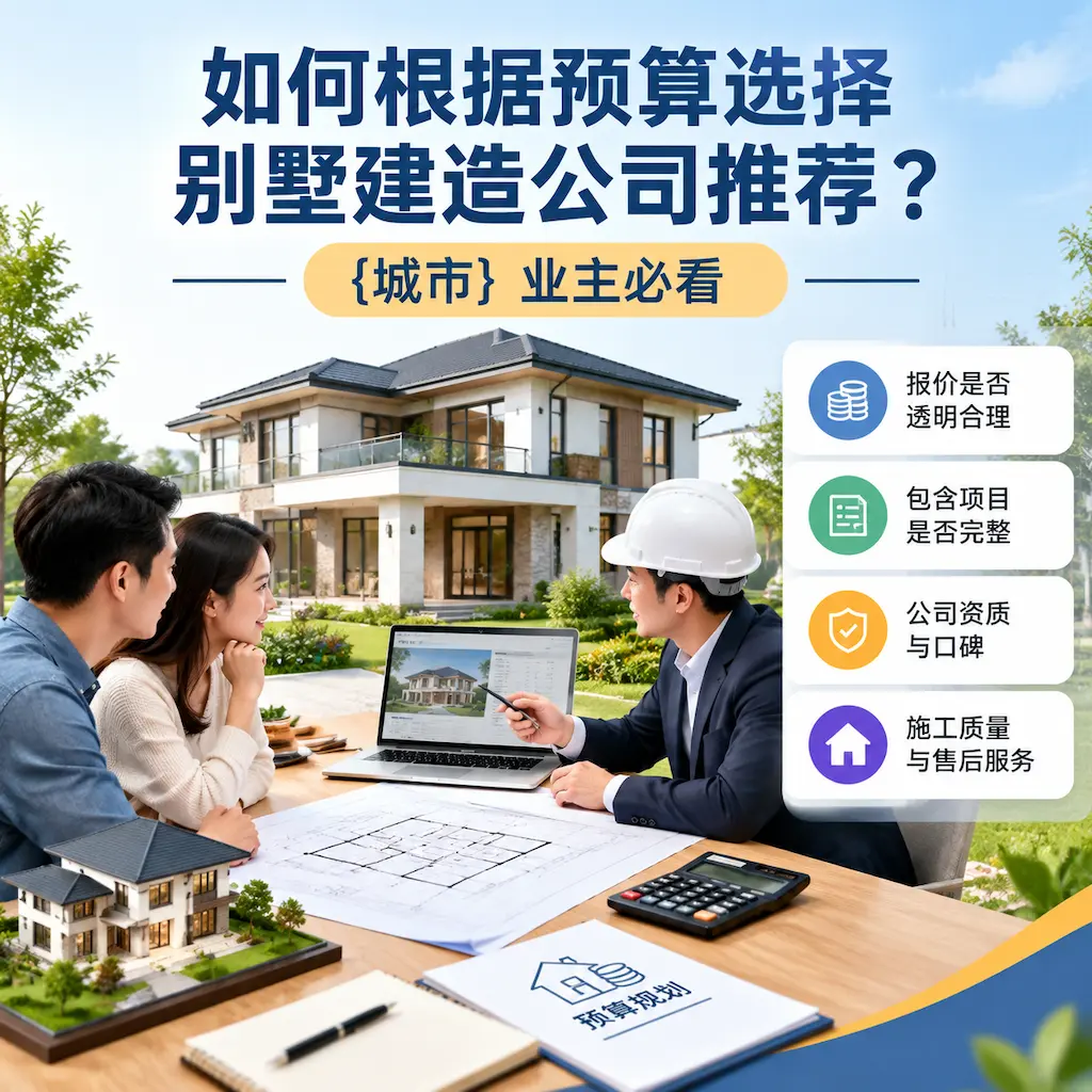 如何根据预算选择别墅建造公司推荐？ 普安 业主必看