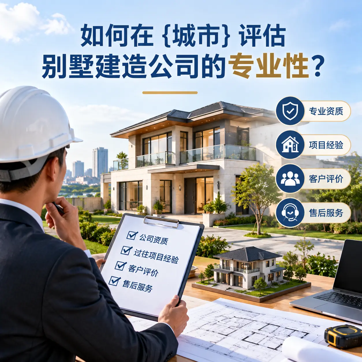 如何在 普安 评估别墅建造公司的专业性?